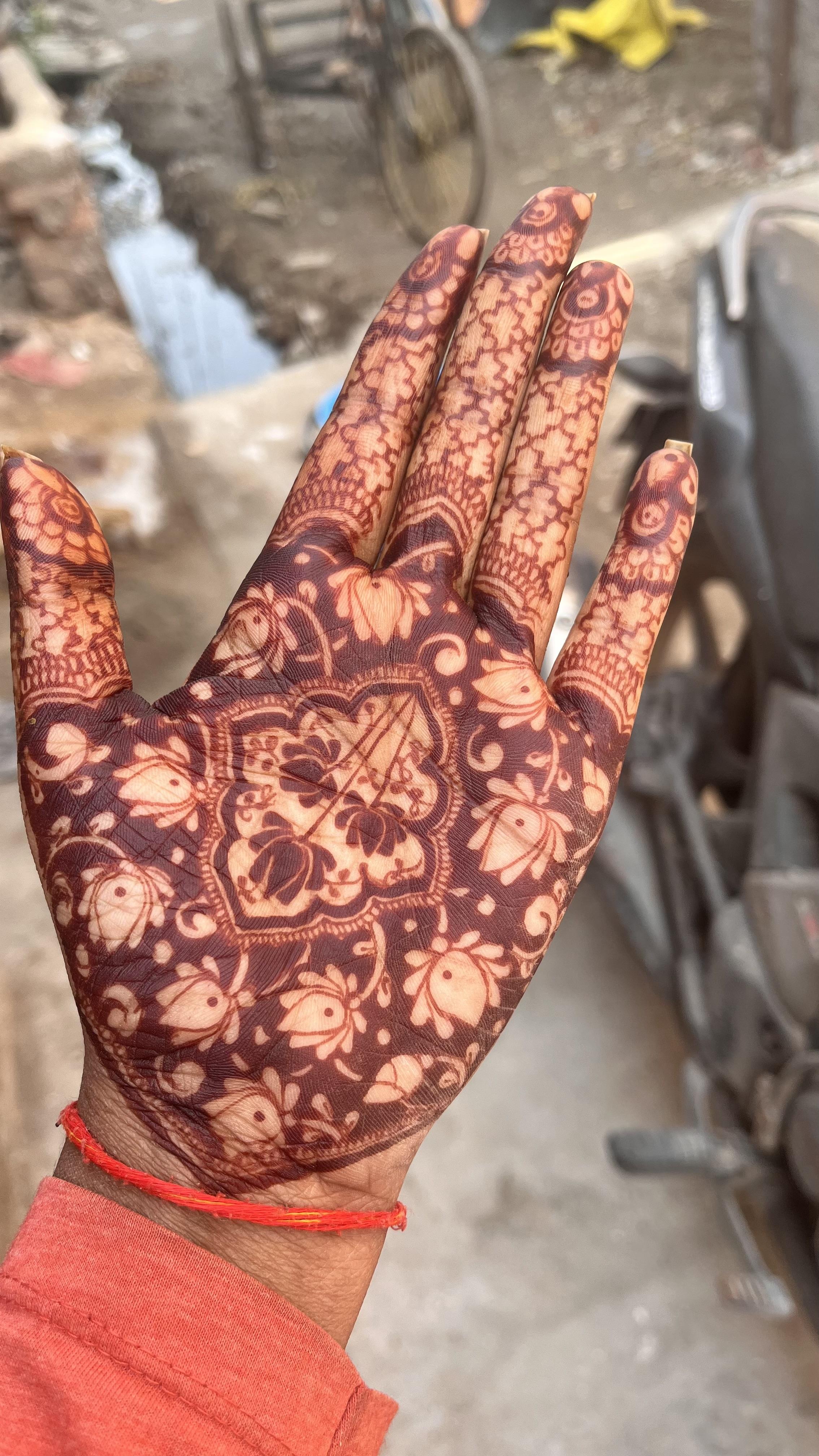 Engagement mehndi
