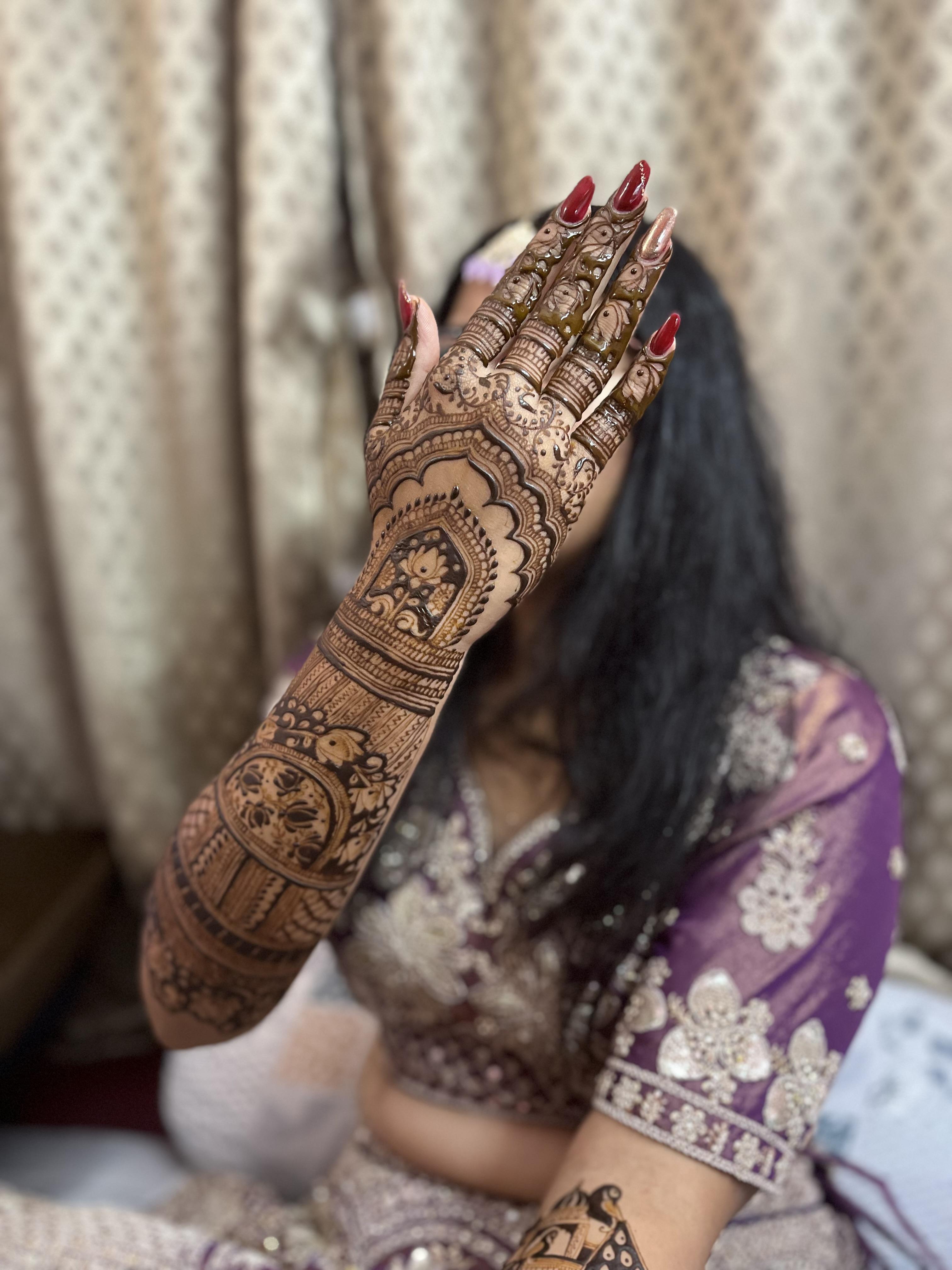 Bridal mehndi
